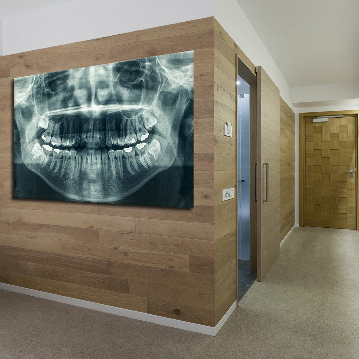 Dental X Ray Multi Panel Canvas Wall Art