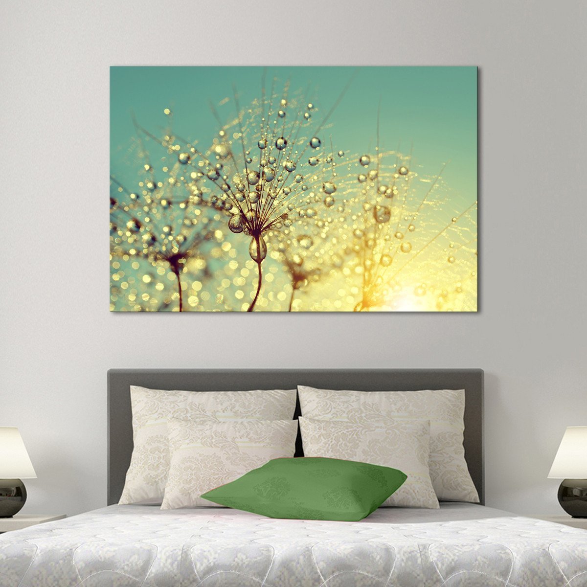 Dewy Flower Multi Panel Canvas Wall Art