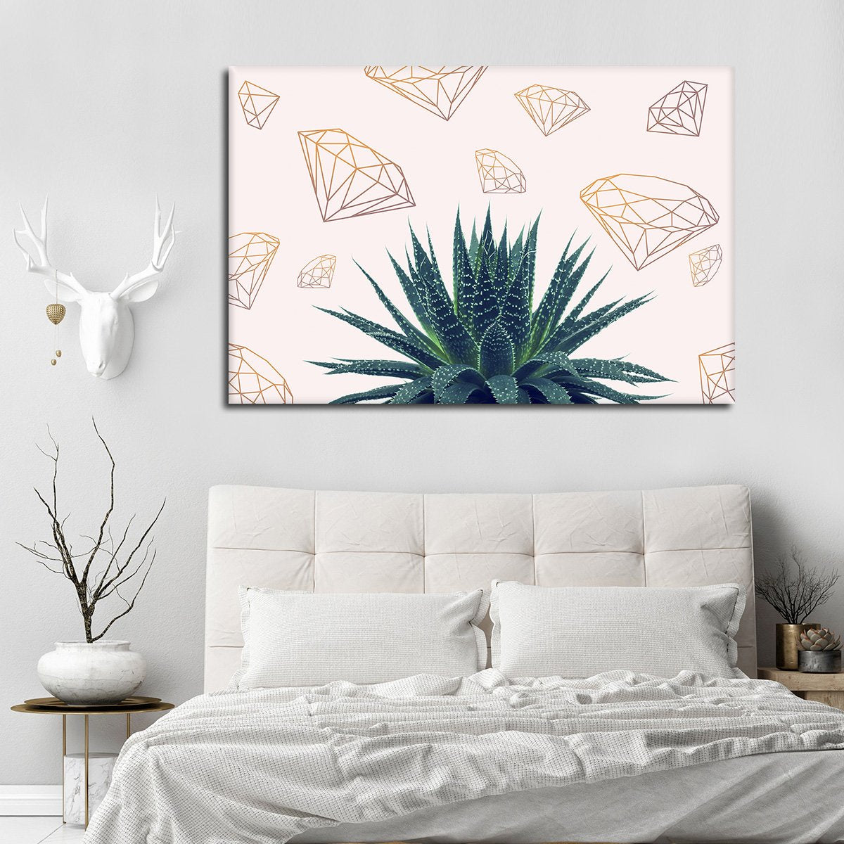 Diamond Agave Multi Panel Canvas Wall Art