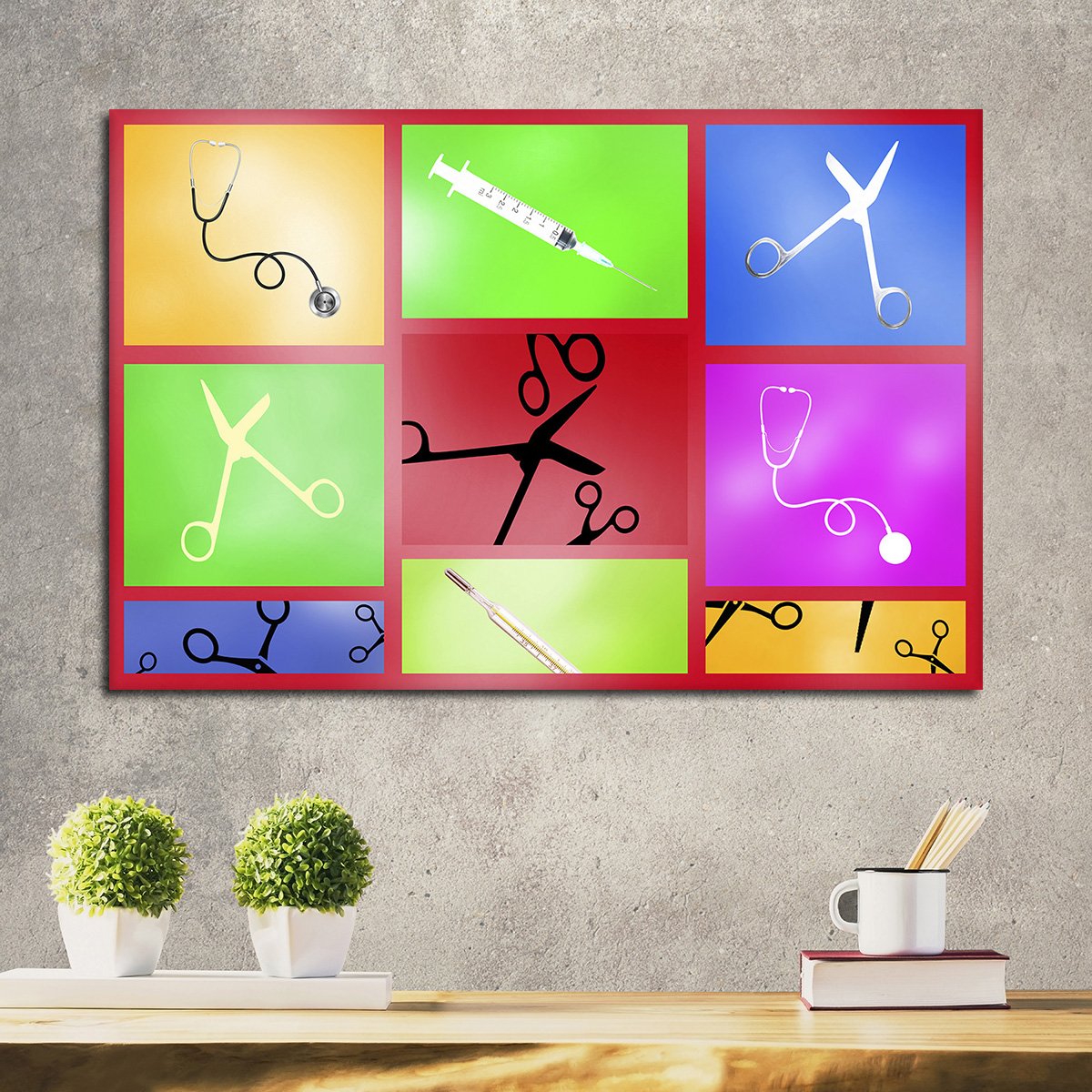 Doctor Tools Multi Panel Canvas Wall Art