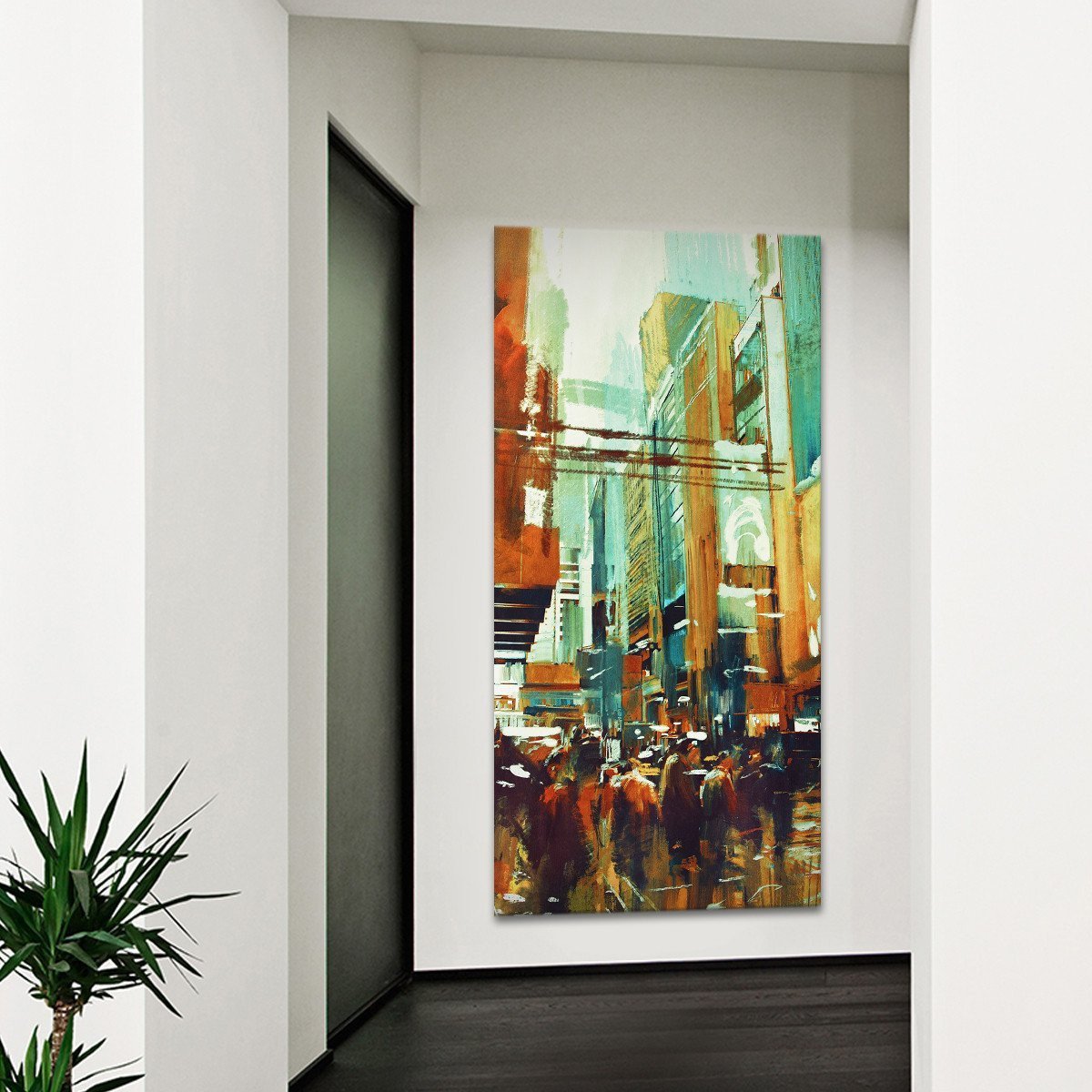 Downtown Houston Multi Panel Canvas Wall Art