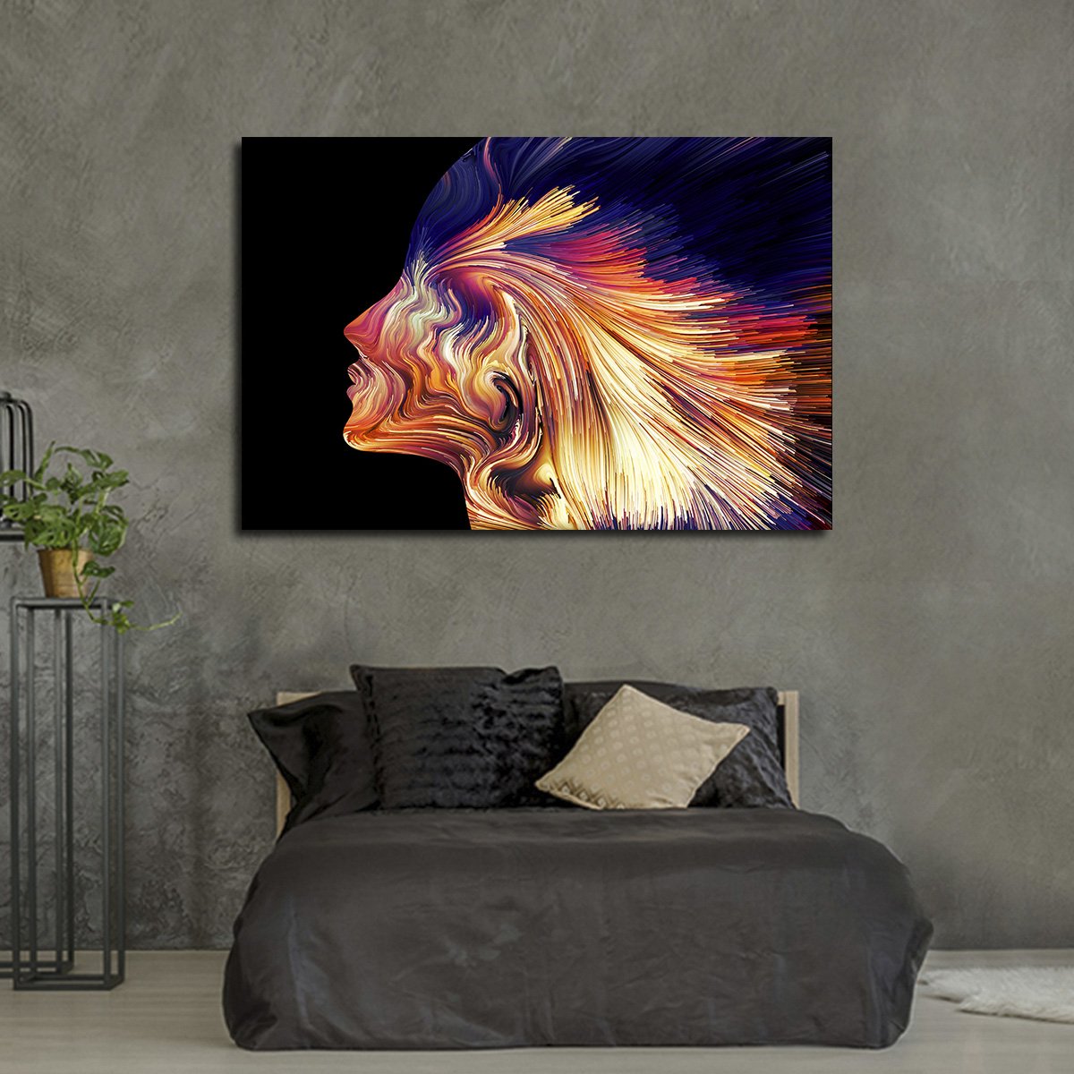 Dynamic Profile Multi Panel Canvas Wall Art