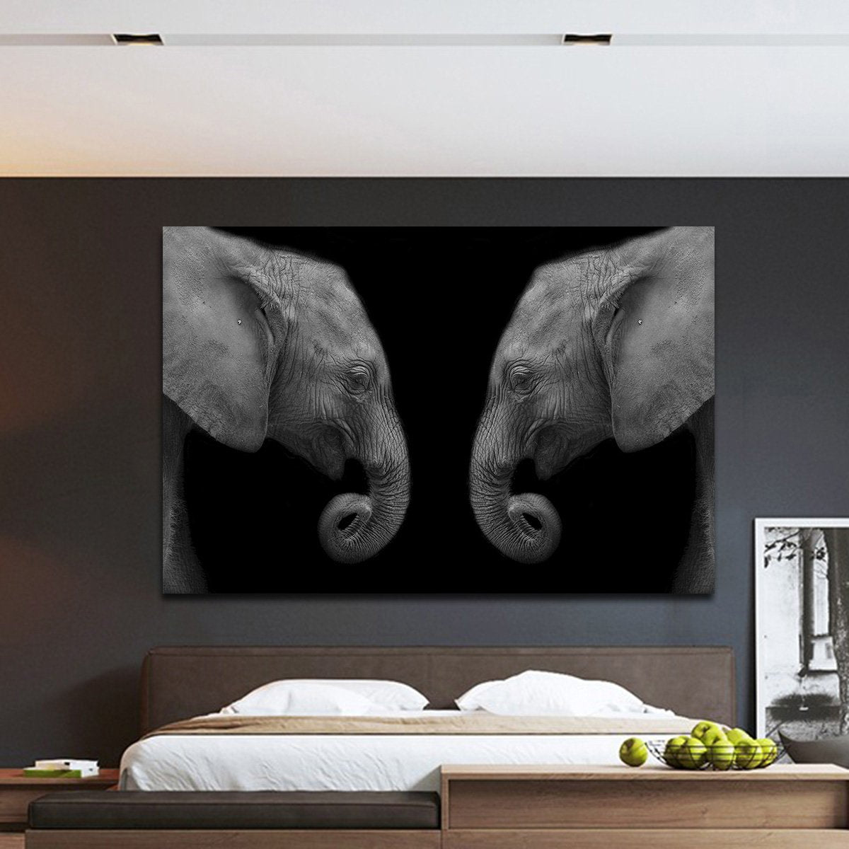 Elephant Sanctuary Multi Panel Canvas Wall Art