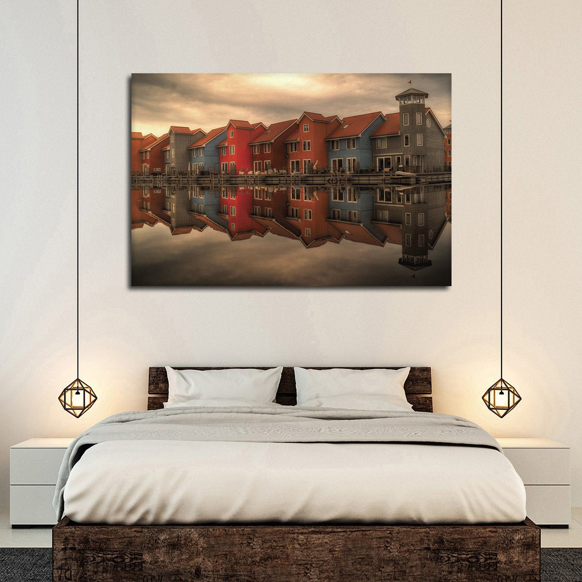 Enchanting Houses Multi Panel Canvas Wall Art