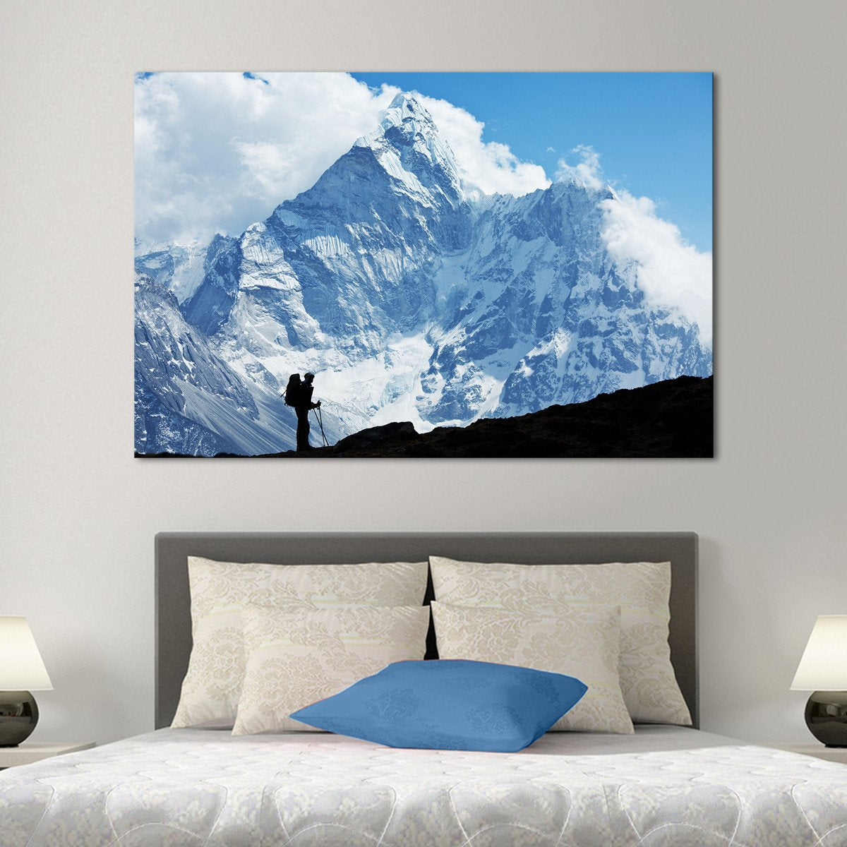 Everest Highest Peak Multi Panel Canvas Wall Art