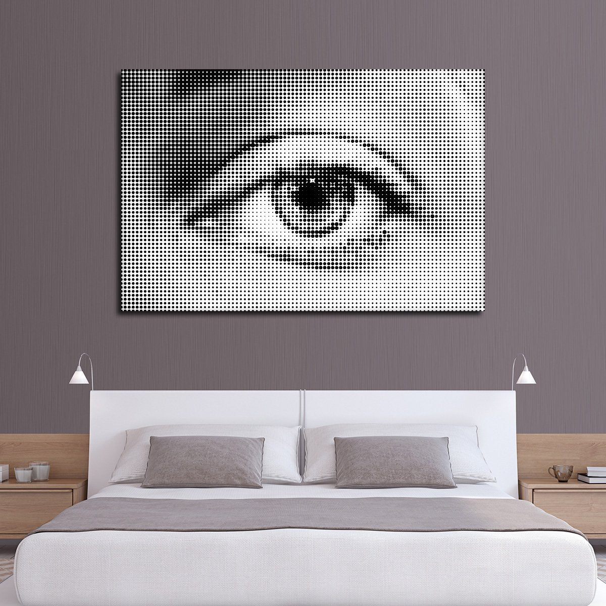 Eye Illusion Multi Panel Canvas Wall Art