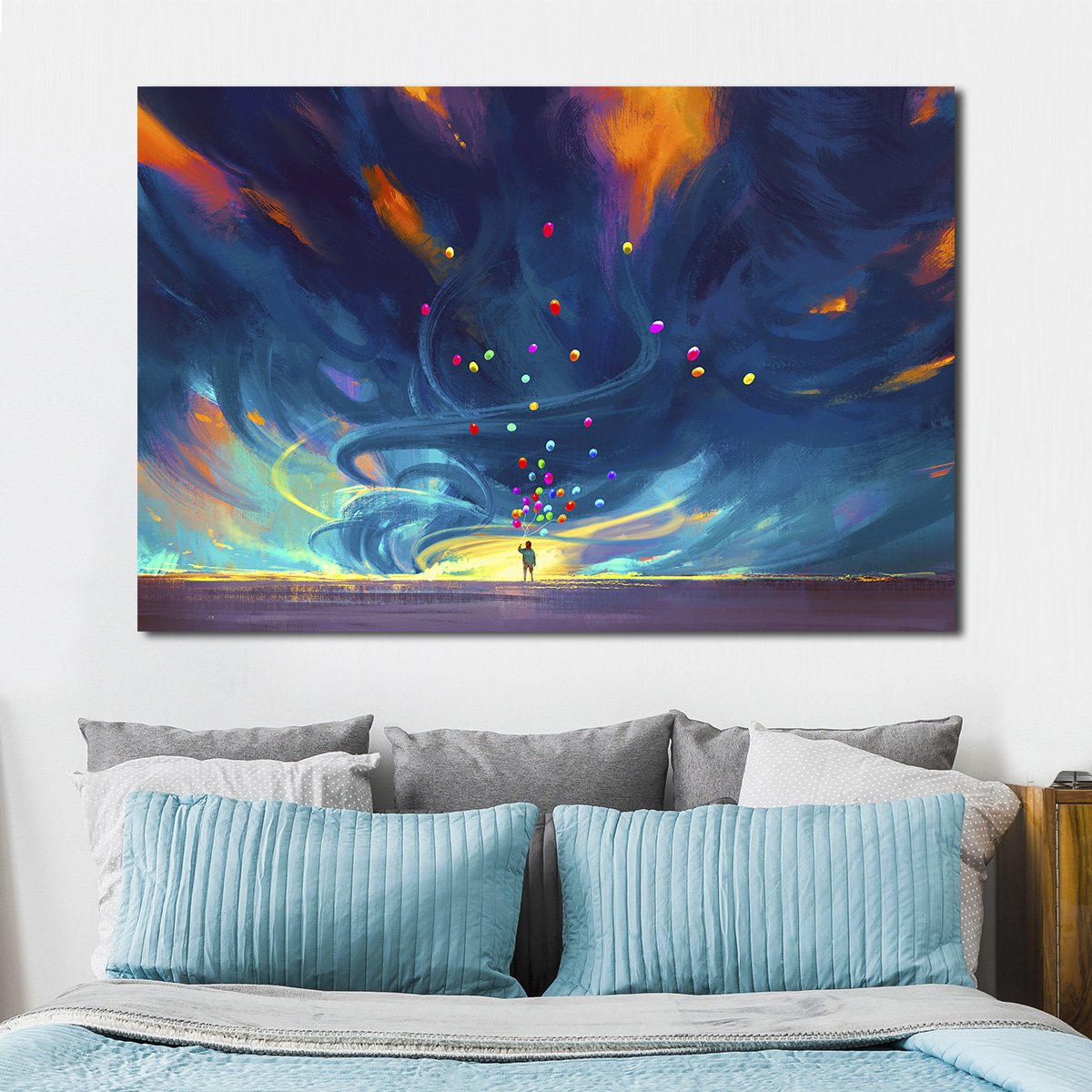 Fantasy Balloons Multi Panel Canvas Wall Art