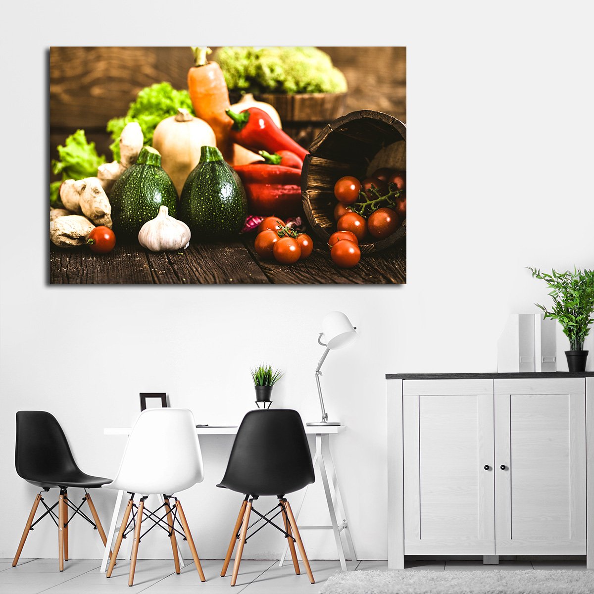 Farm Fresh Multi Panel Canvas Wall Art