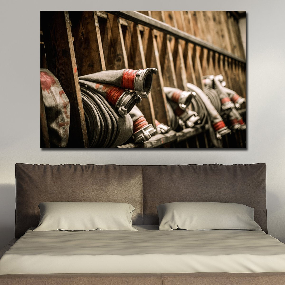Firefighting Hose Multi Panel Canvas Wall Art
