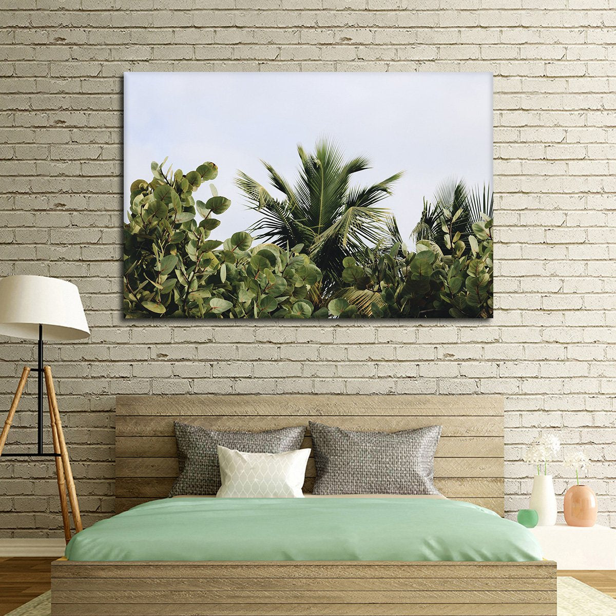 Florida Leaves Multi Panel Canvas Wall Art