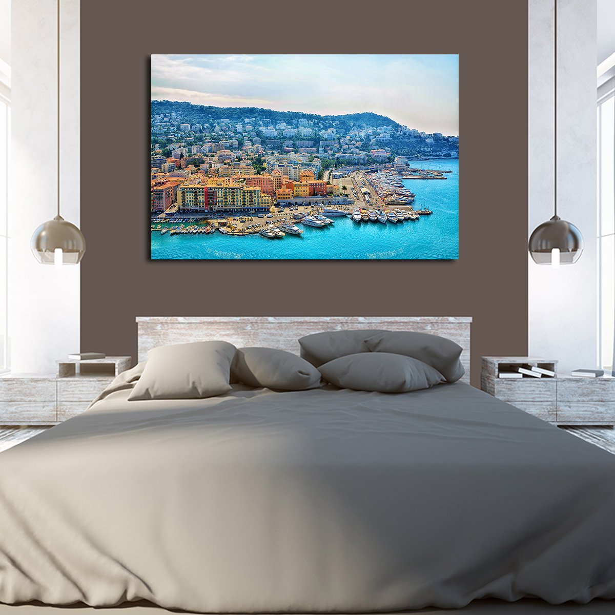 French Riviera Multi Panel Canvas Wall Art