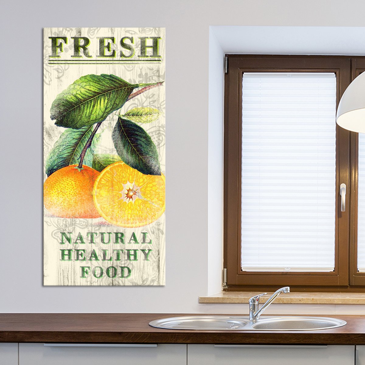 Fresh Oranges Multi Panel Canvas Wall Art