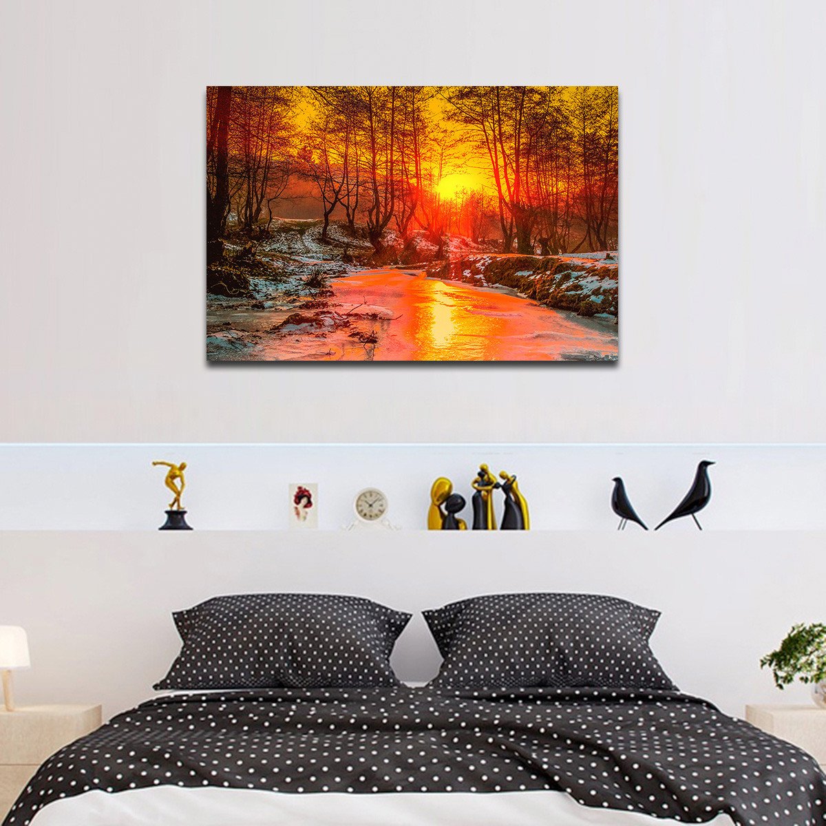 Frozen Creek Multi Panel Canvas Wall Art