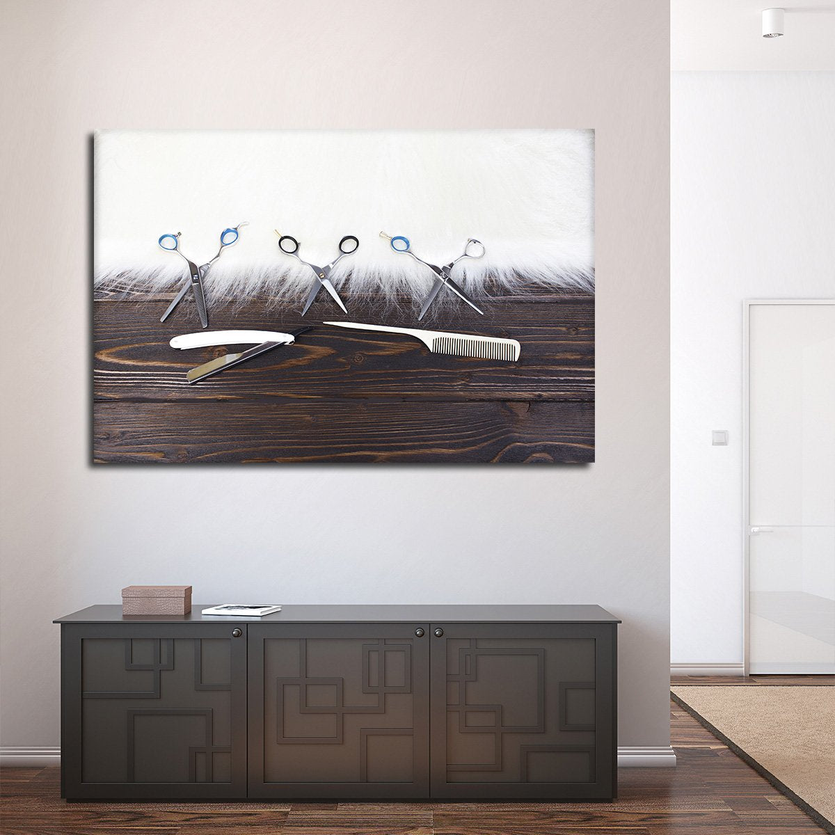 Furry Shears Multi Panel Canvas Wall Art