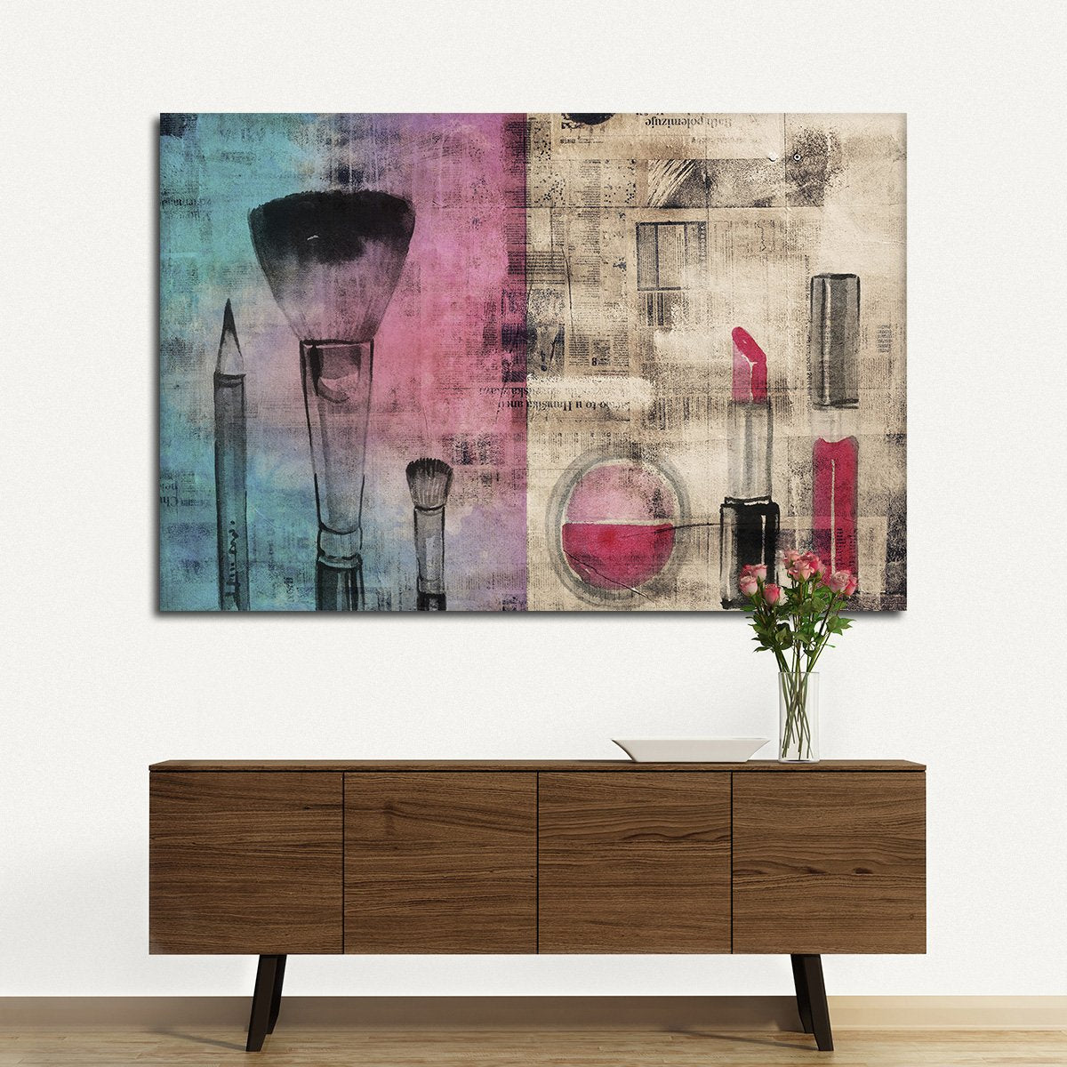 Glam Up Tools Multi Panel Canvas Wall Art