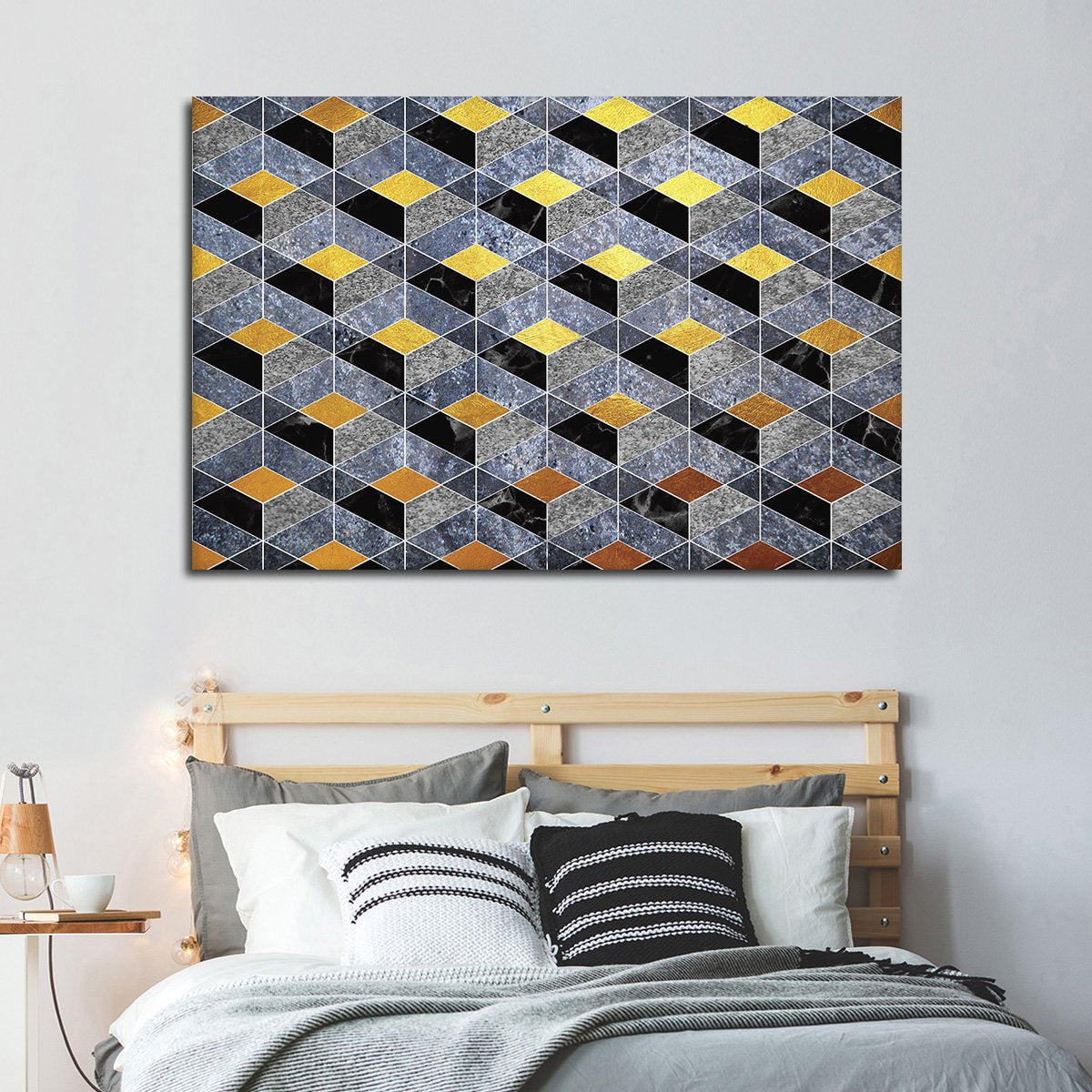 Golden Steps Multi Panel Canvas Wall Art