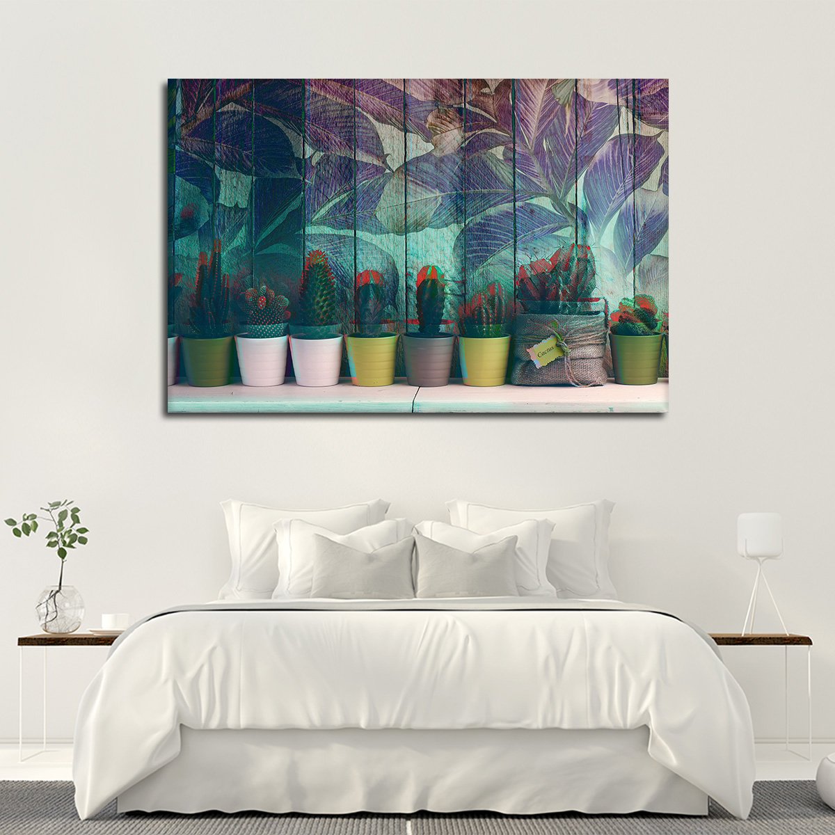 Groovy Plants Multi Panel Canvas Wall Art