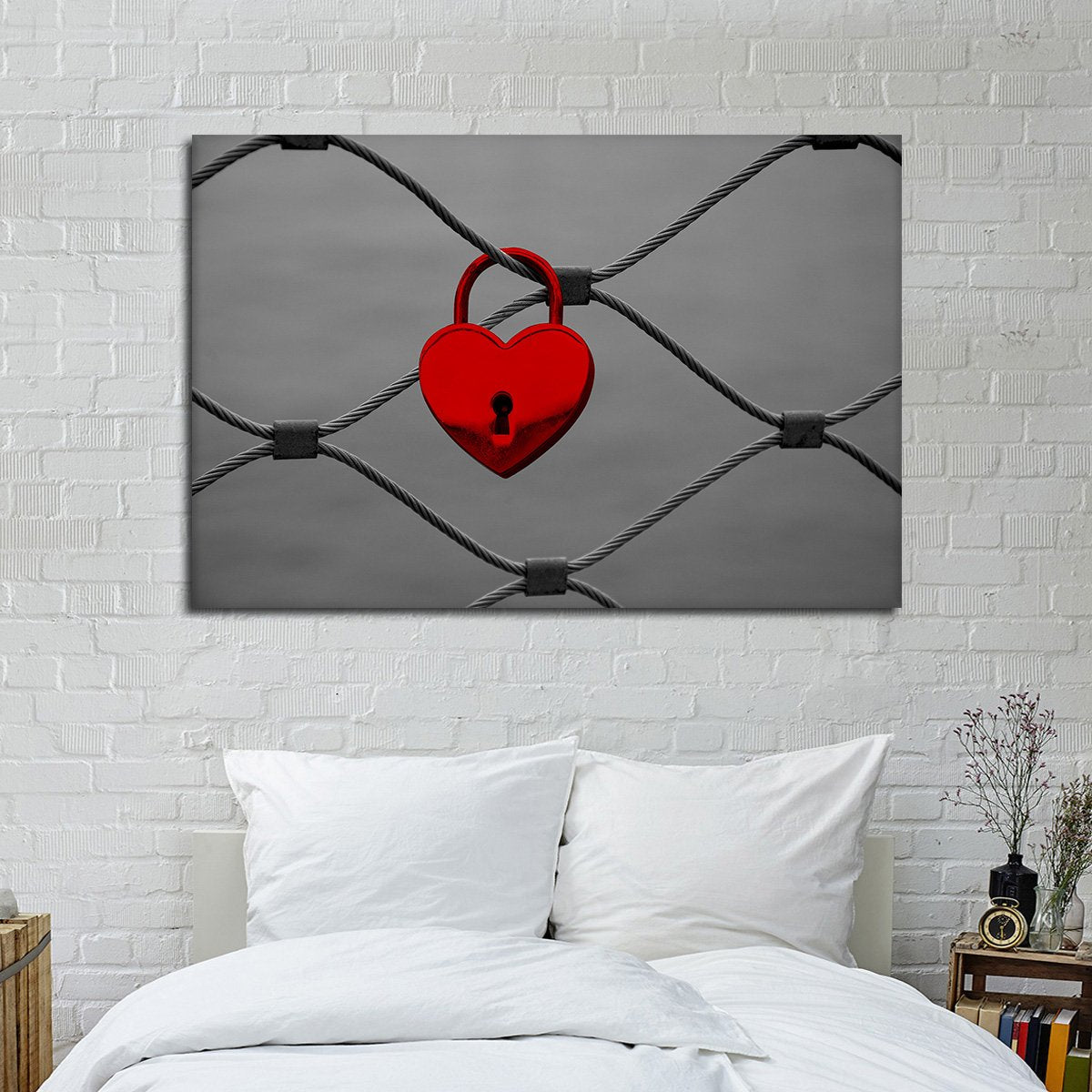 Heart Lock Pop Multi Panel Canvas Wall Art