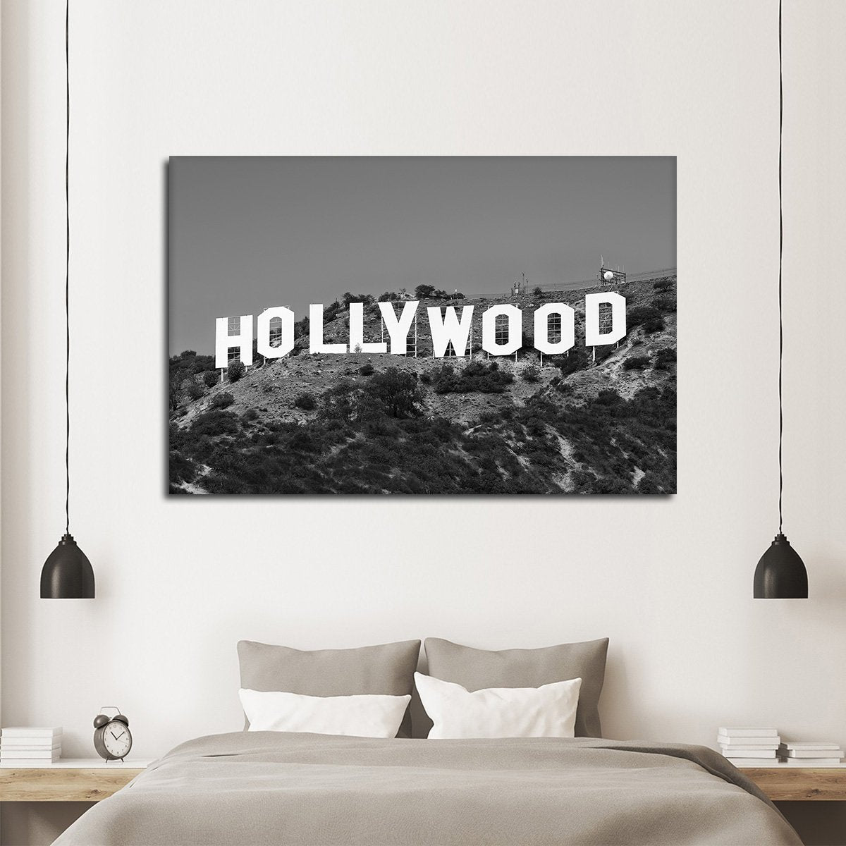 Hollywood Sign Multi Panel Canvas Wall Art