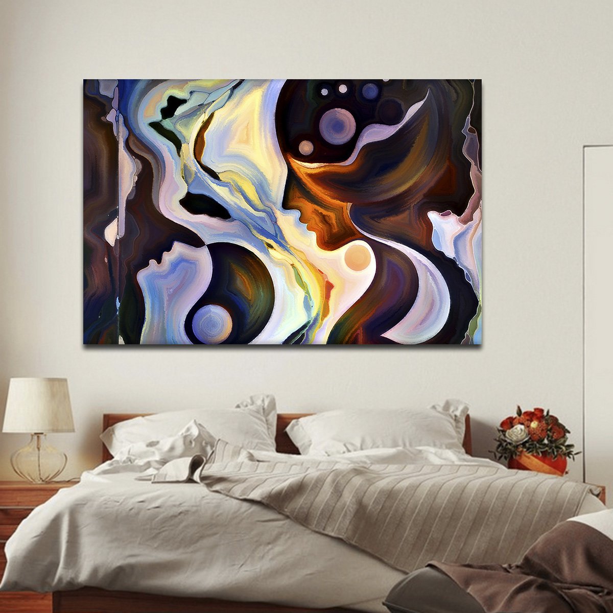 Human Mind Multi Panel Canvas Wall Art