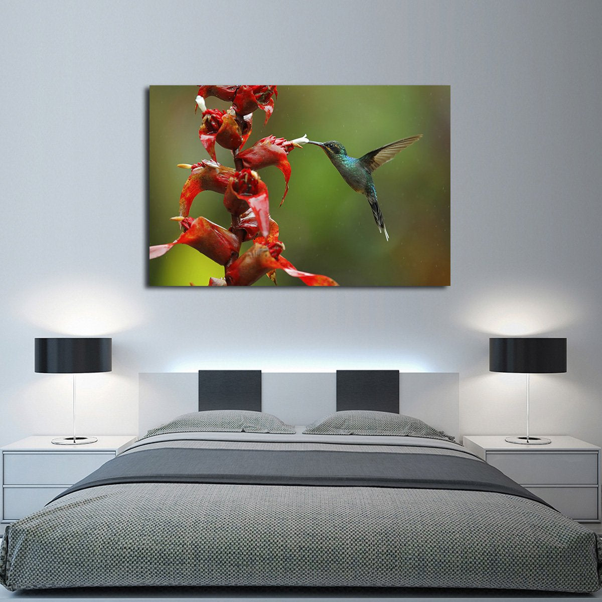 Hummingbird Multi Panel Canvas Wall Art