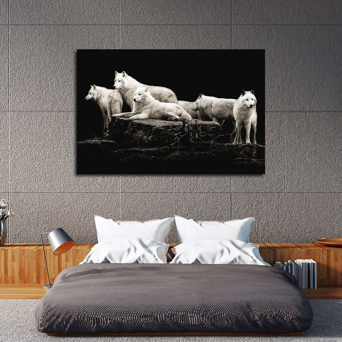 Hungry Like The Wolves Multi Panel Canvas Wall Art