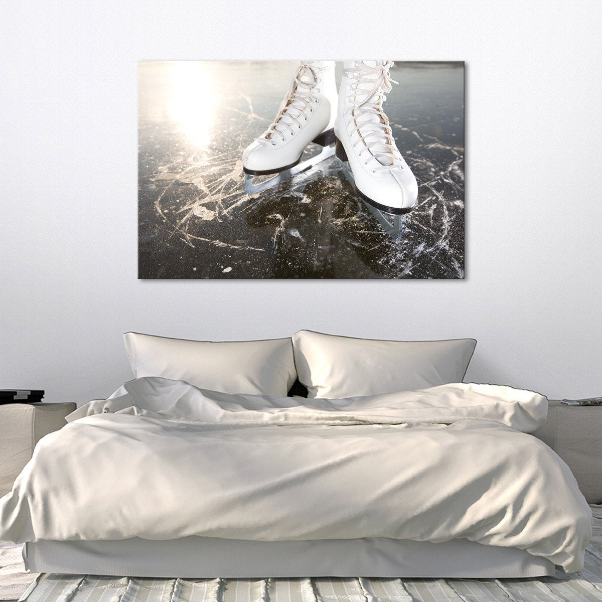 Ice Skating Multi Panel Canvas Wall Art