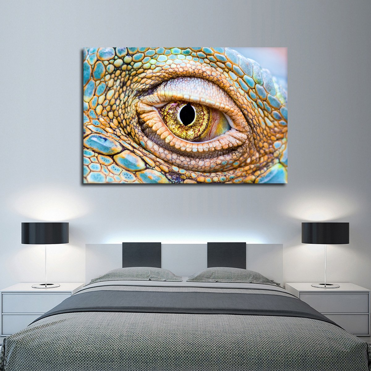 Iguana Eye Multi Panel Canvas Wall Art