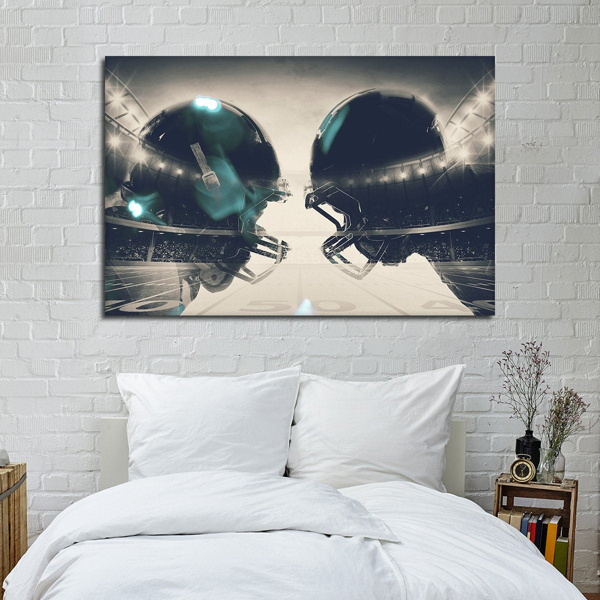 In The Trenches BW Multi Panel Canvas Wall Art