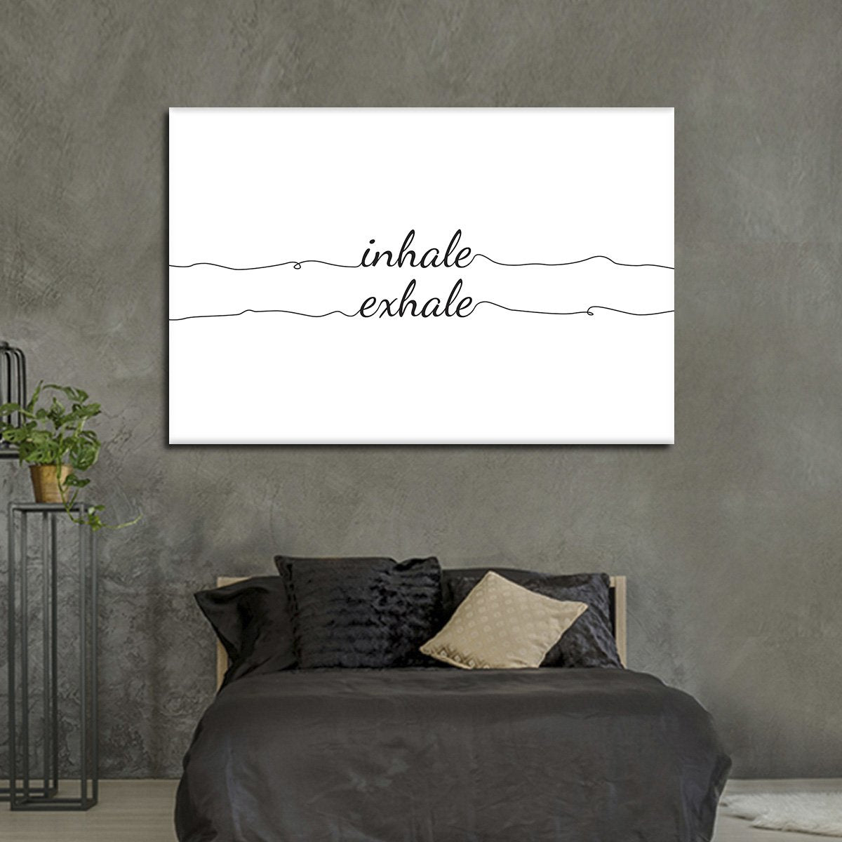 Inhale Exhale Multi Panel Canvas Wall Art
