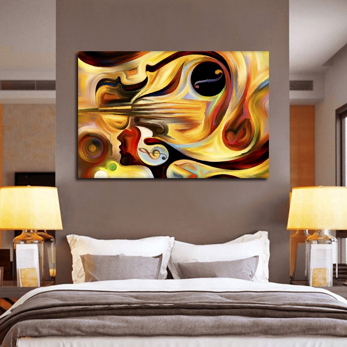 Inner Melody Multi Panel Canvas Wall Art