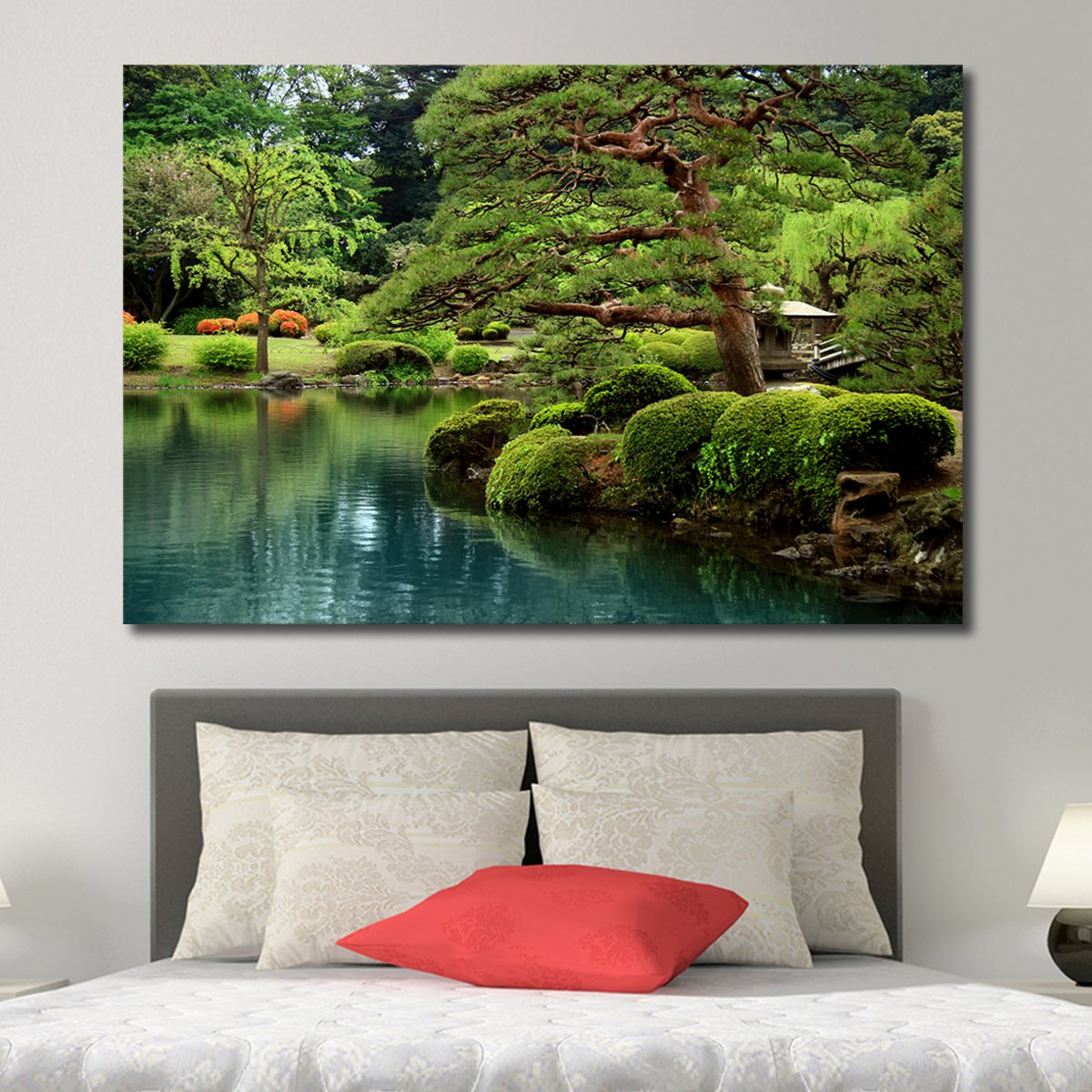 Japanese Garden Multi Panel Canvas Wall Art