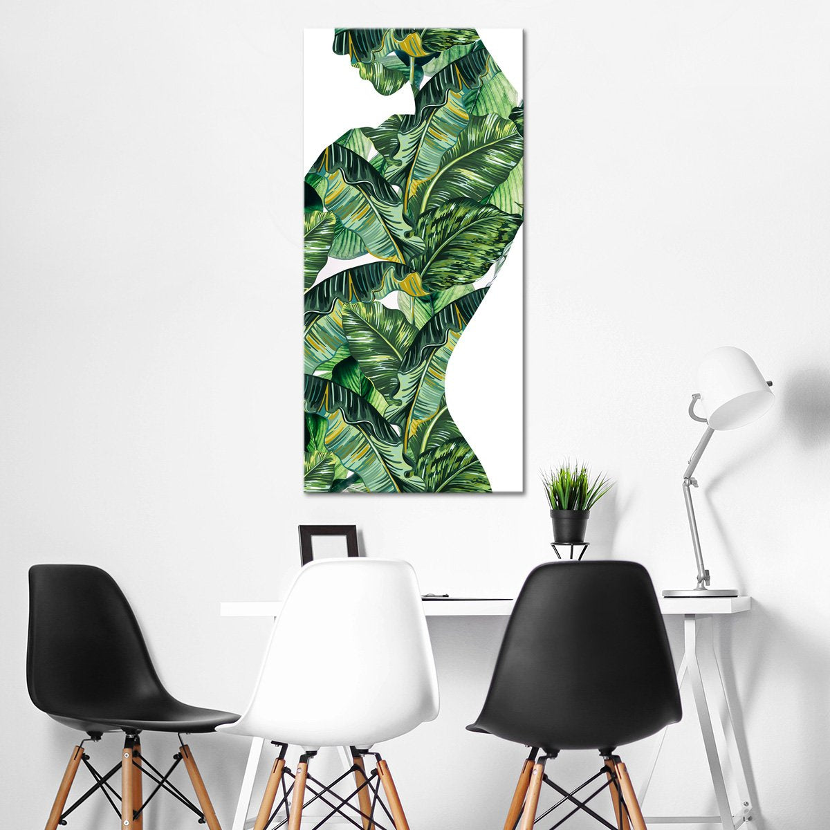 Jungle Woman Multi Panel Canvas Wall Art