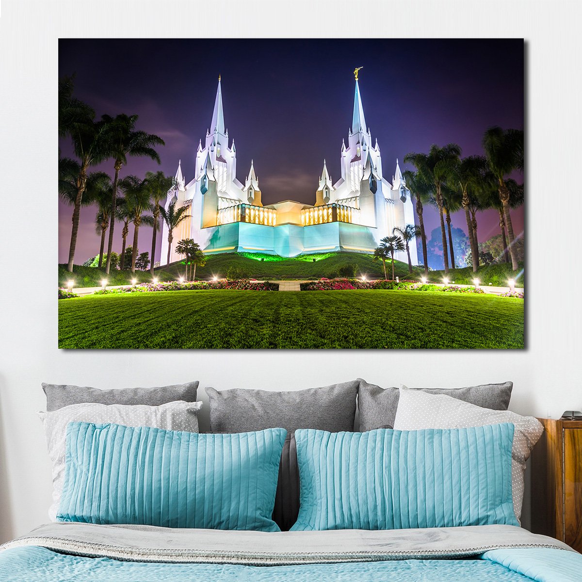 LDS Church Multi Panel Canvas Wall Art
