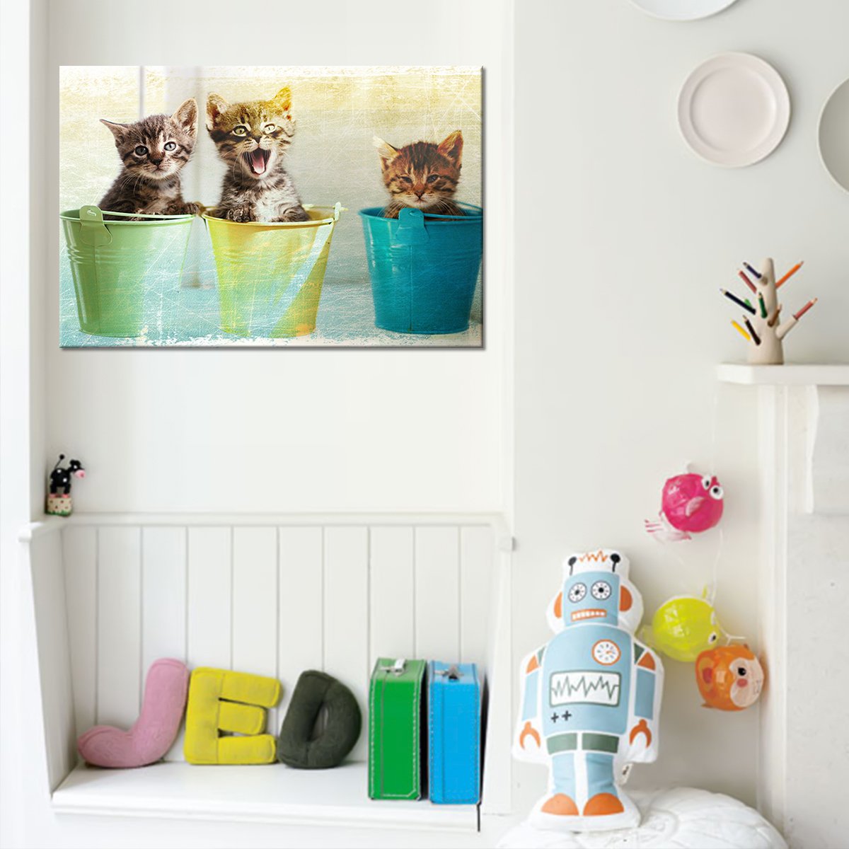 Kittens Multi Panel Canvas Wall Art