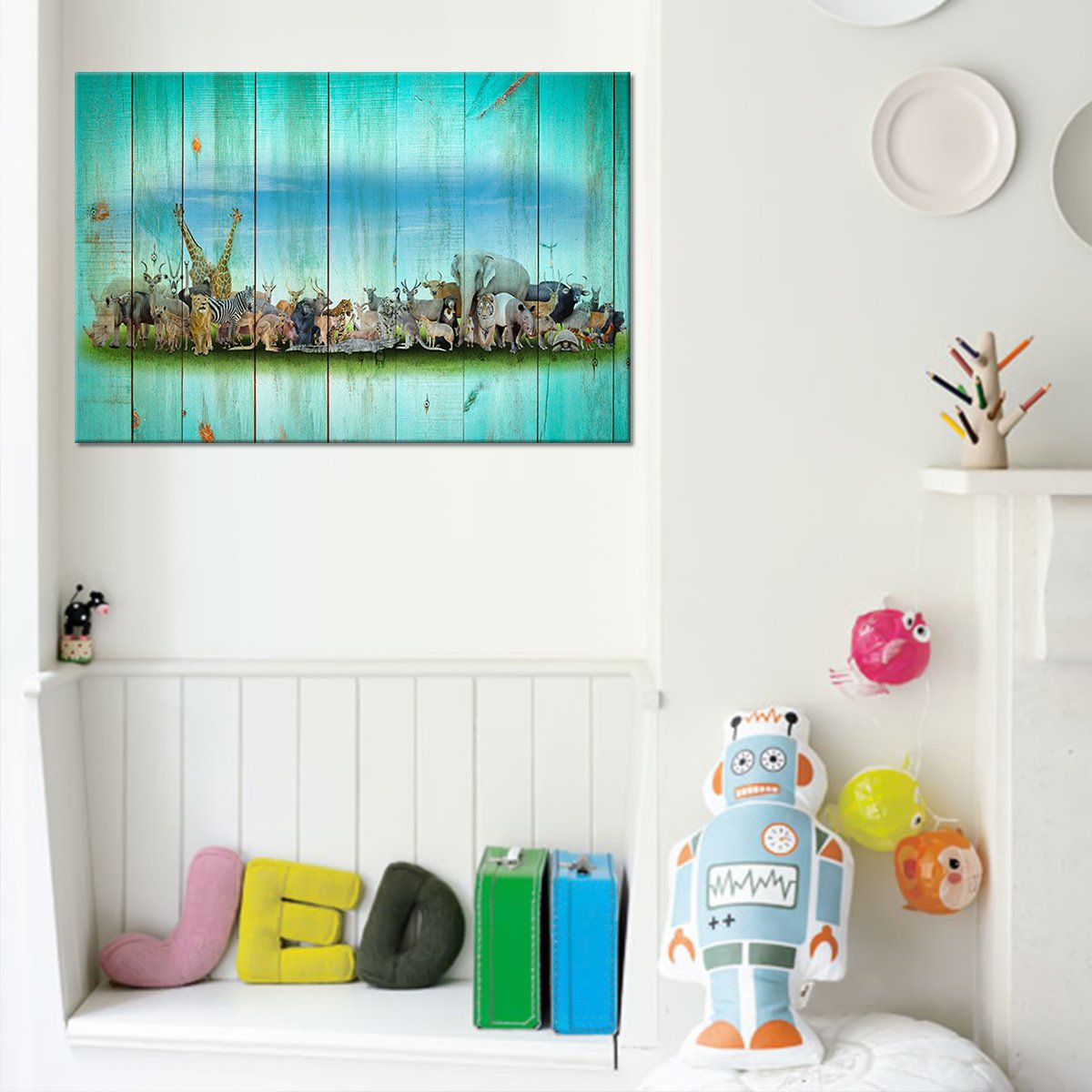 Animal Planet Multi Panel Canvas Wall Art