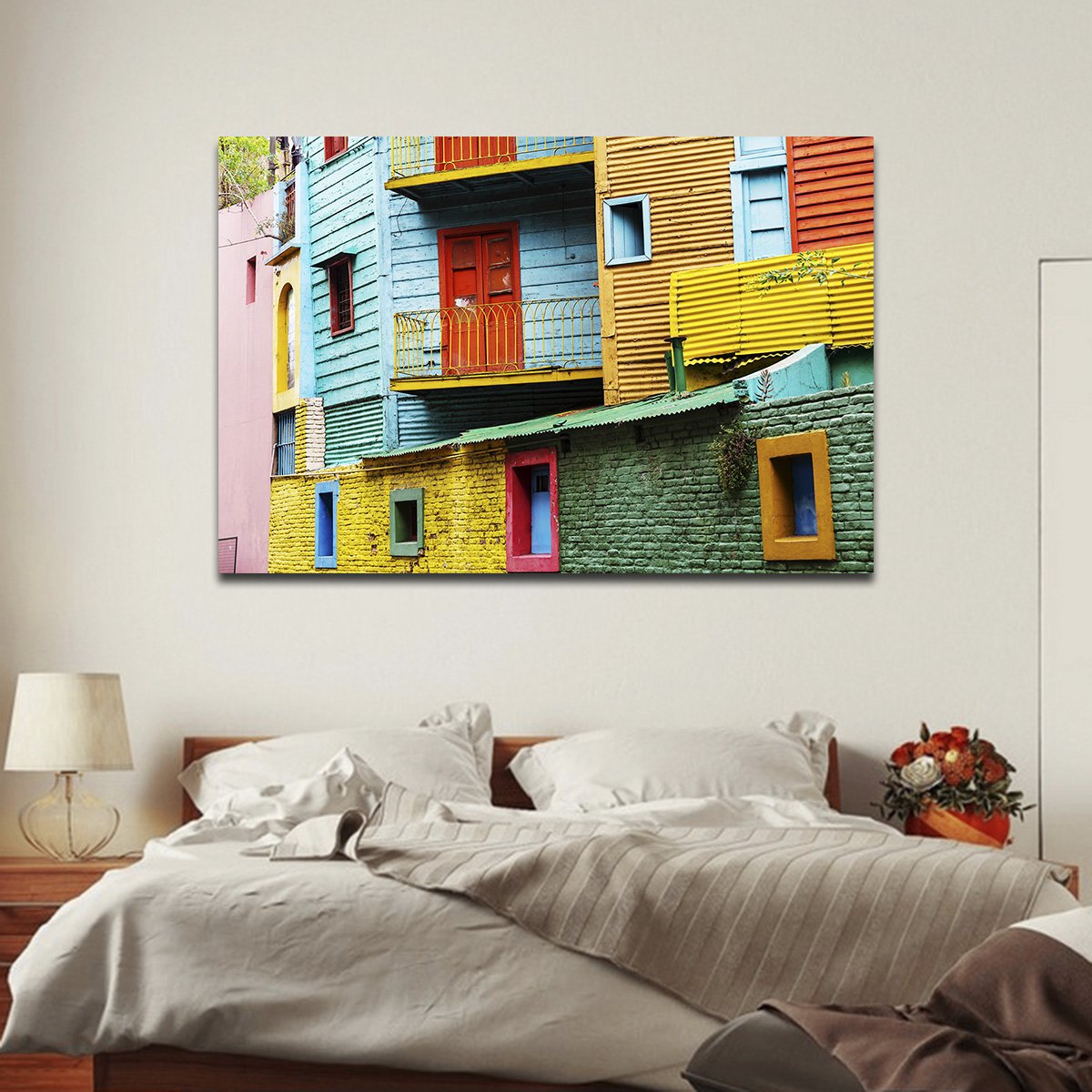La Boca Multi Panel Canvas Wall Art