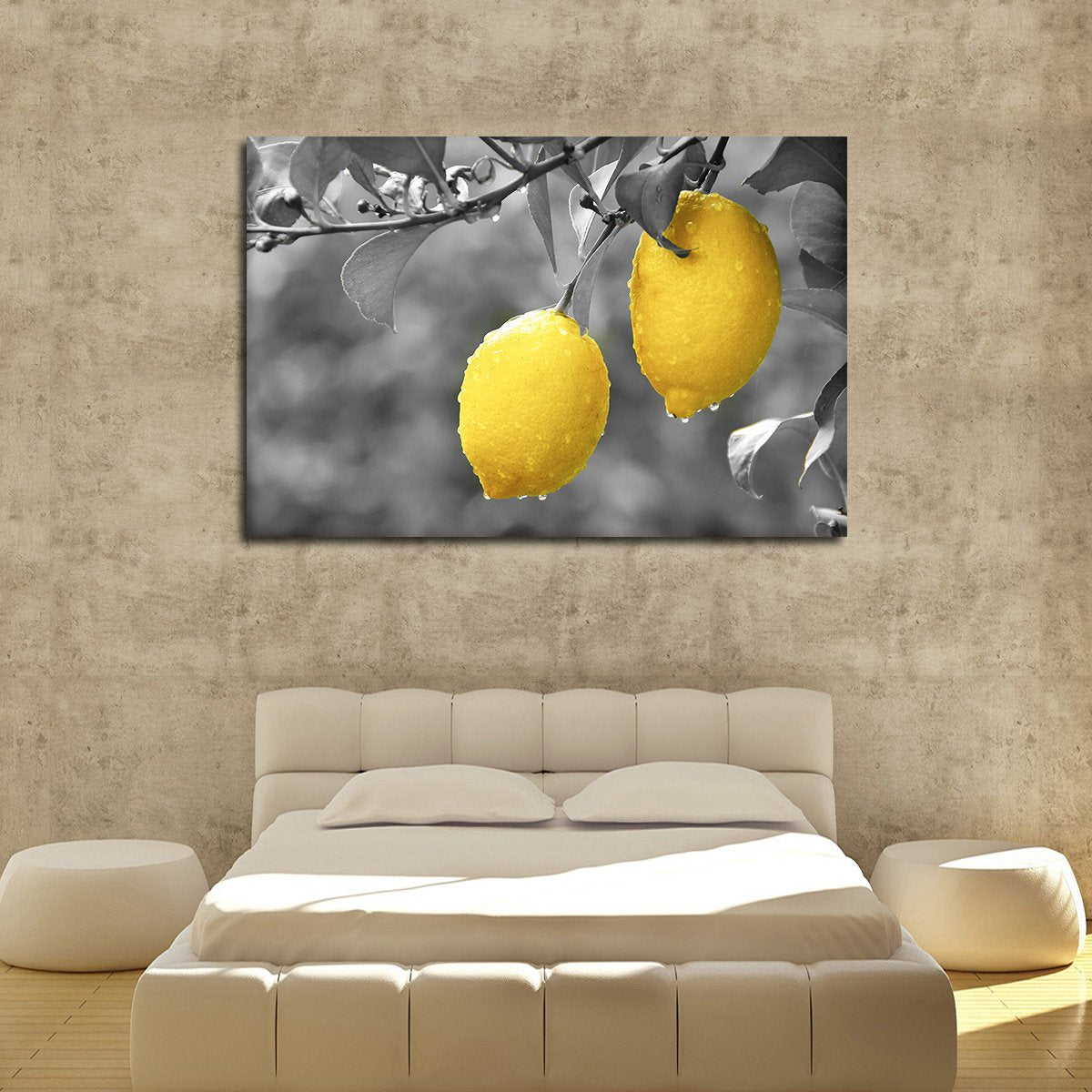 Lemons Pop Multi Panel Canvas Wall Art