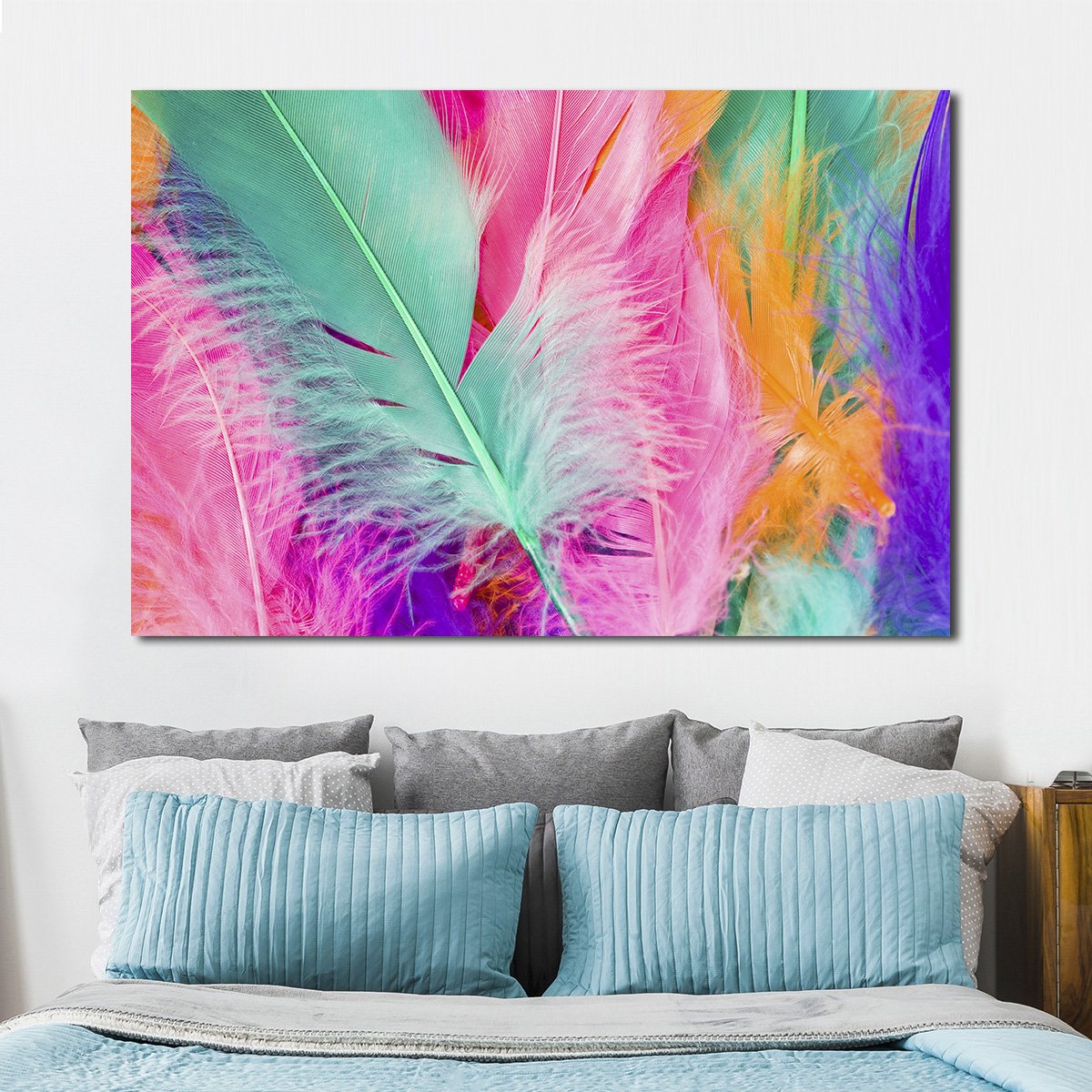 Light as a Feather Multi Panel Canvas Wall Art