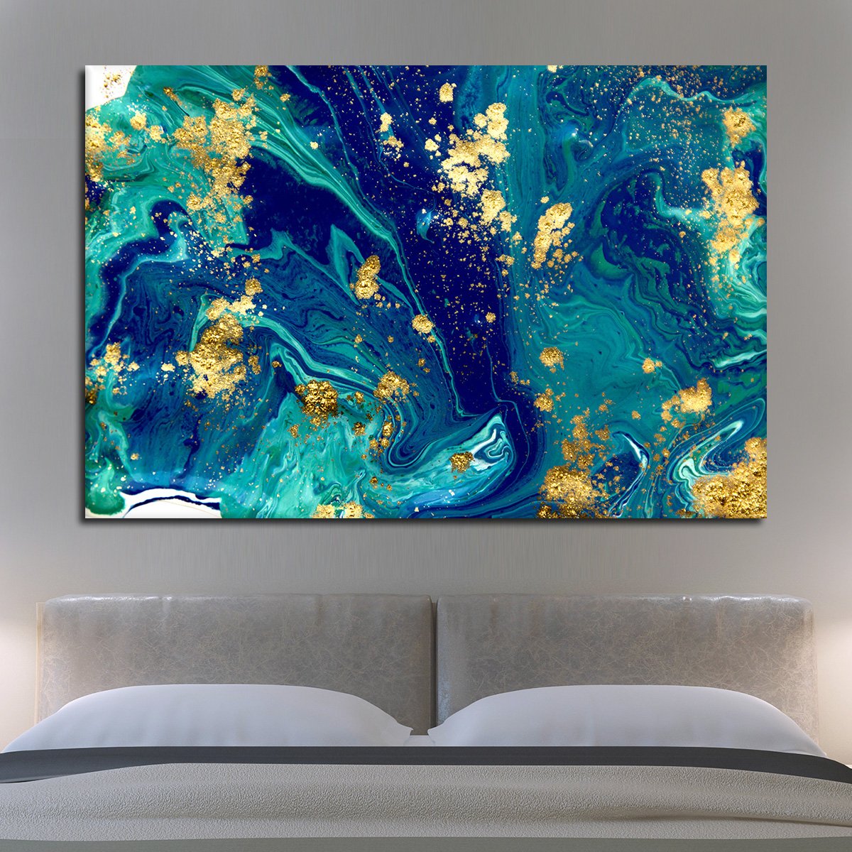Liquid Marble Multi Panel Canvas Wall Art