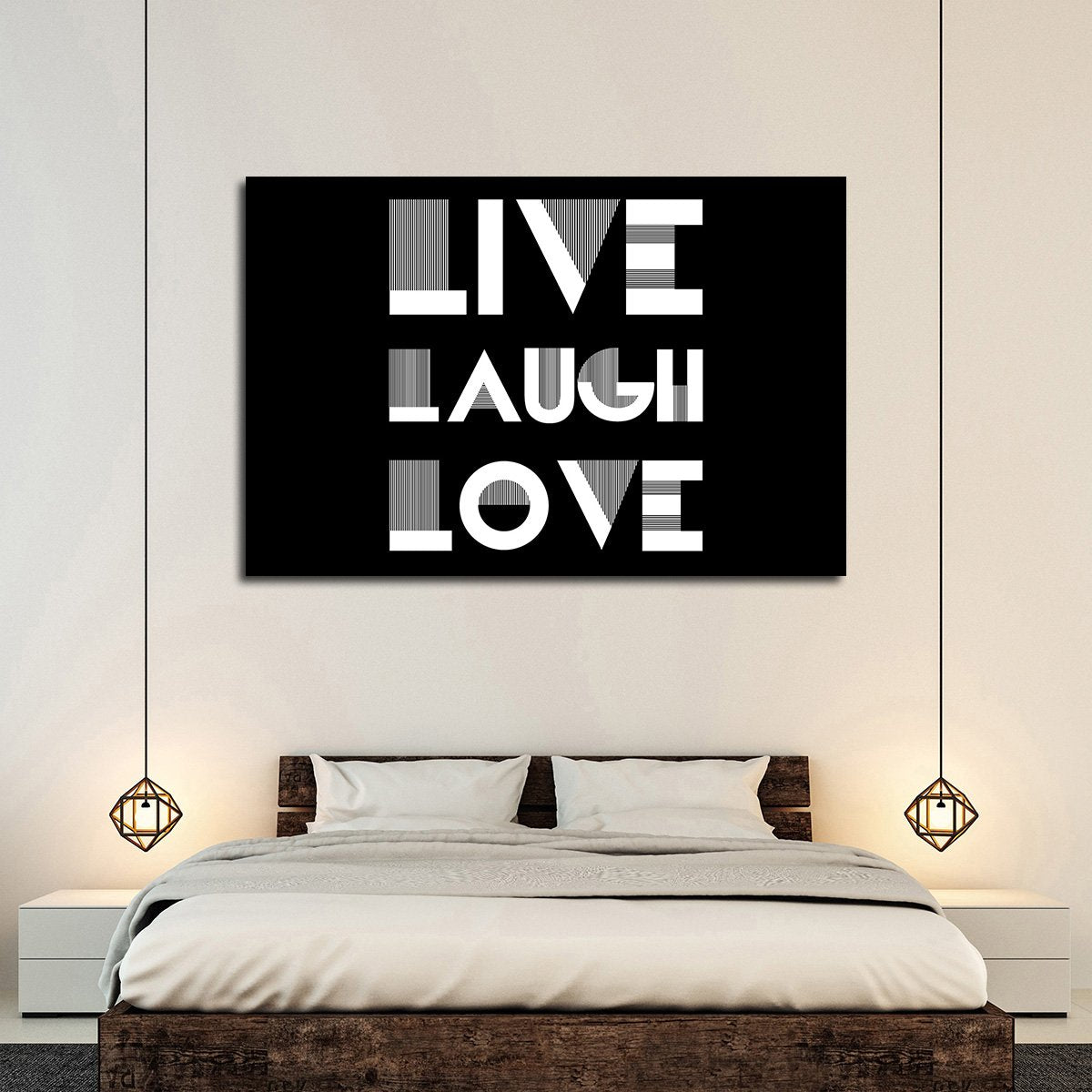 Live Laugh Love Multi Panel Canvas Wall Art