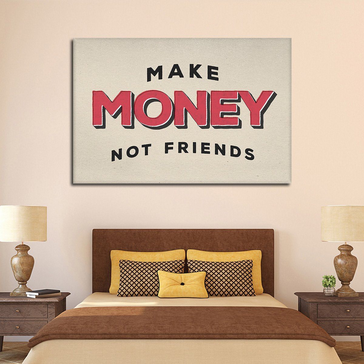 Make Money Multi Panel Canvas Wall Art