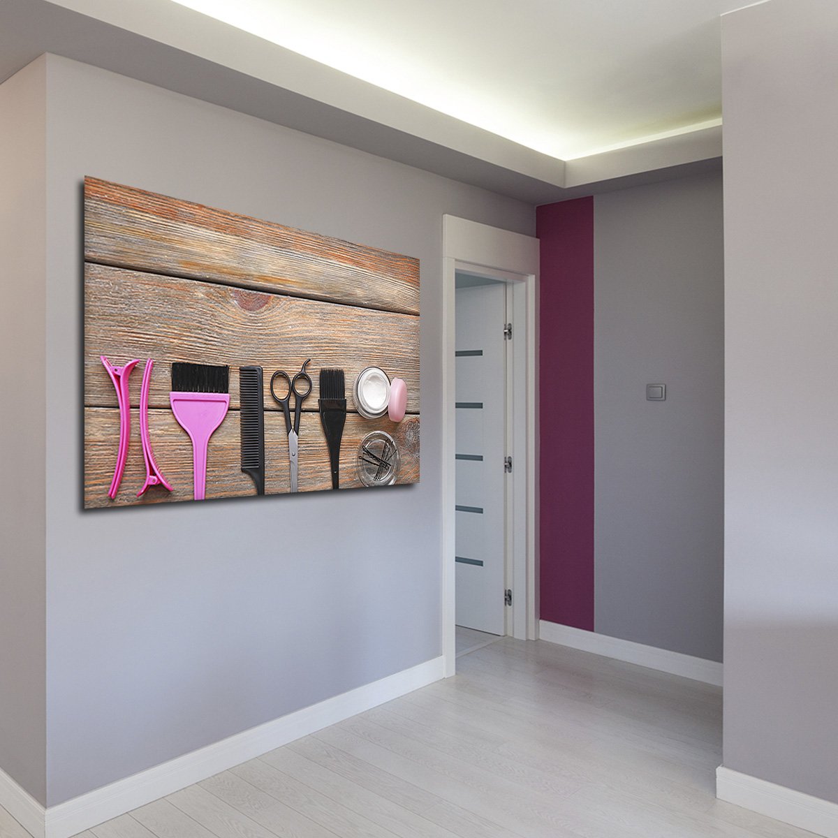 Make The Cut Multi Panel Canvas Wall Art