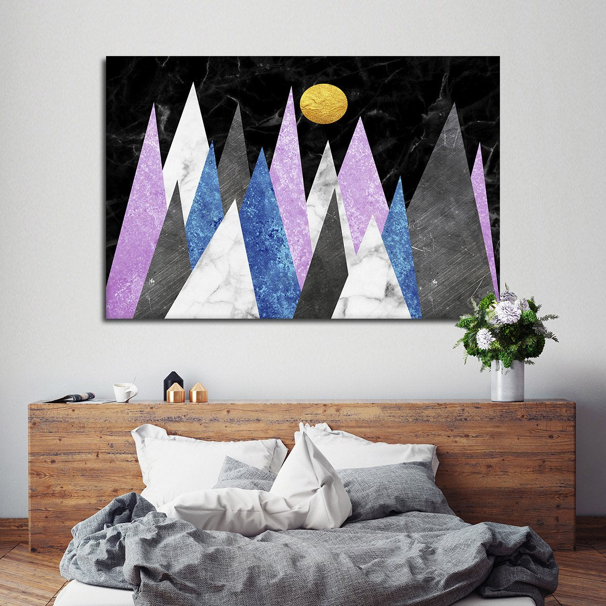 Marble Mountains Multi Panel Canvas Wall Art