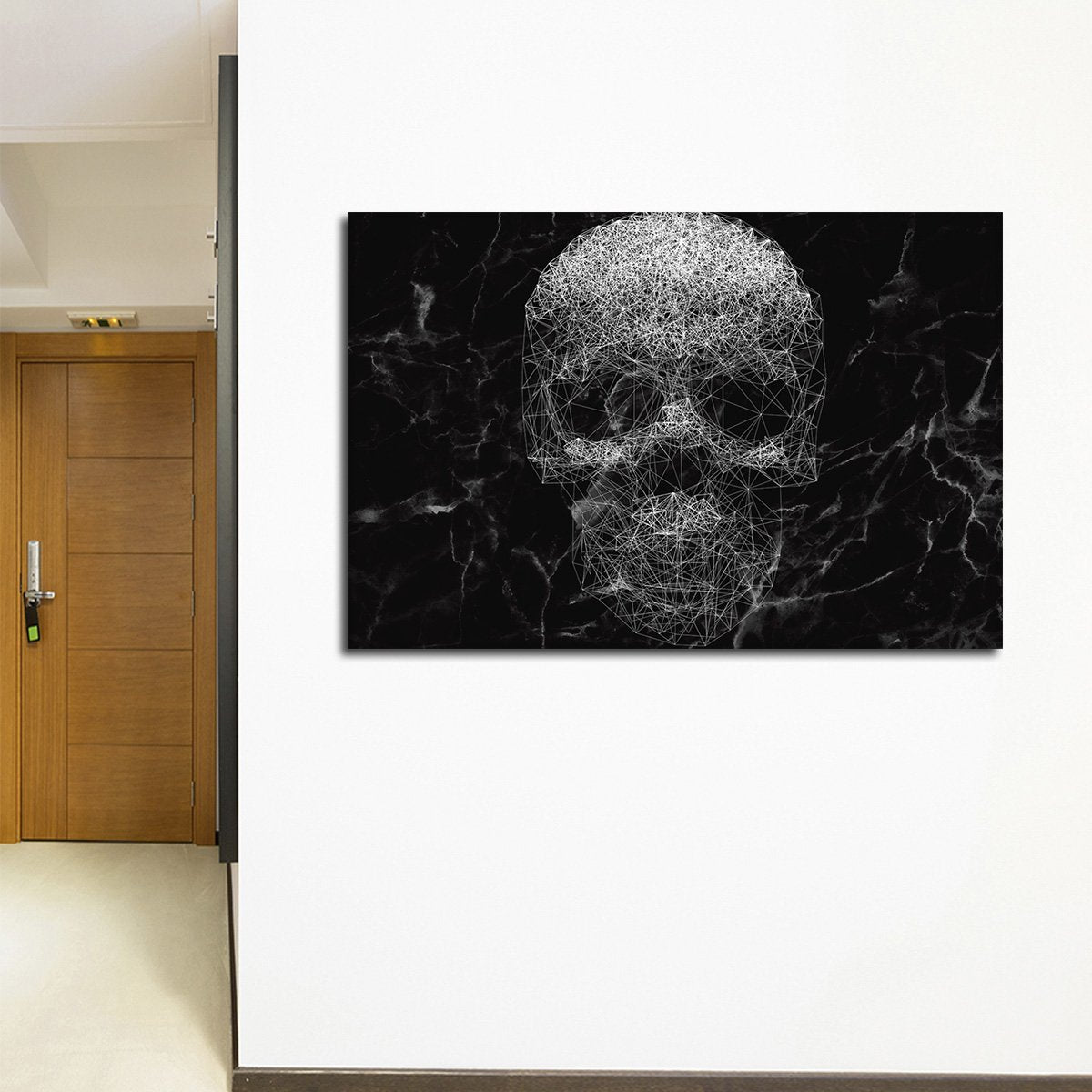 Marble Skull Multi Panel Canvas Wall Art