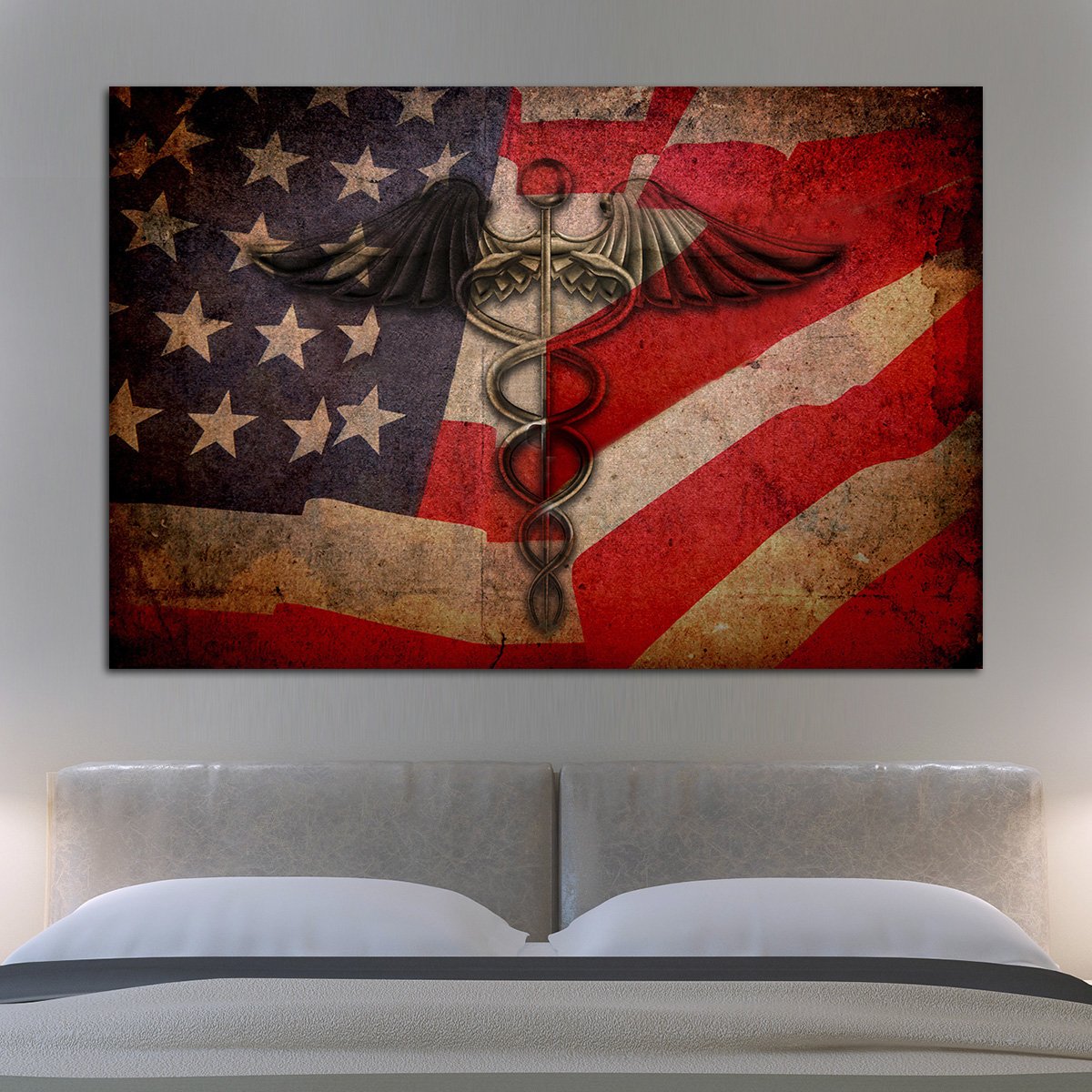 Medical Flag Multi Panel Canvas Wall Art