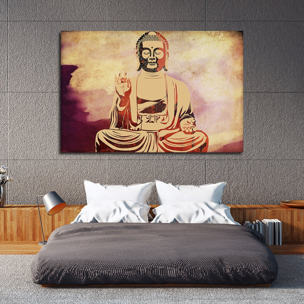 Meditation Buddha Multi Panel Canvas Wall Art