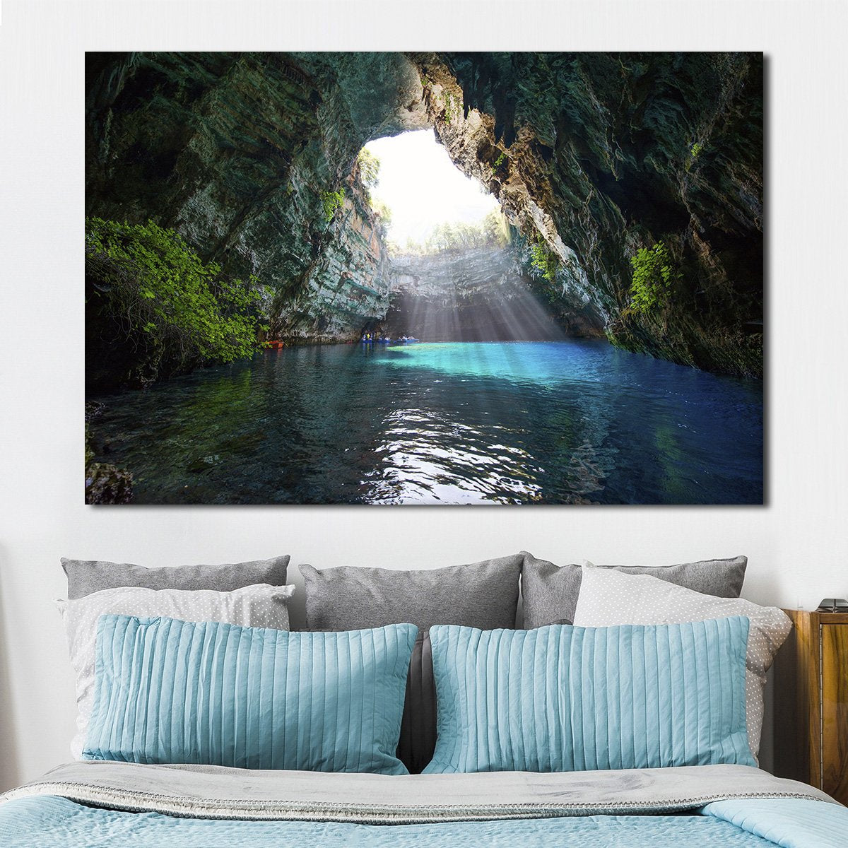 Melissani Cave Multi Panel Canvas Wall Art