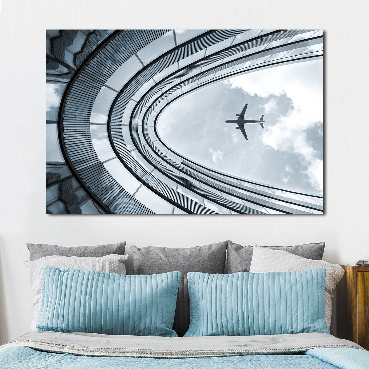 Metro Landing Multi Panel Canvas Wall Art