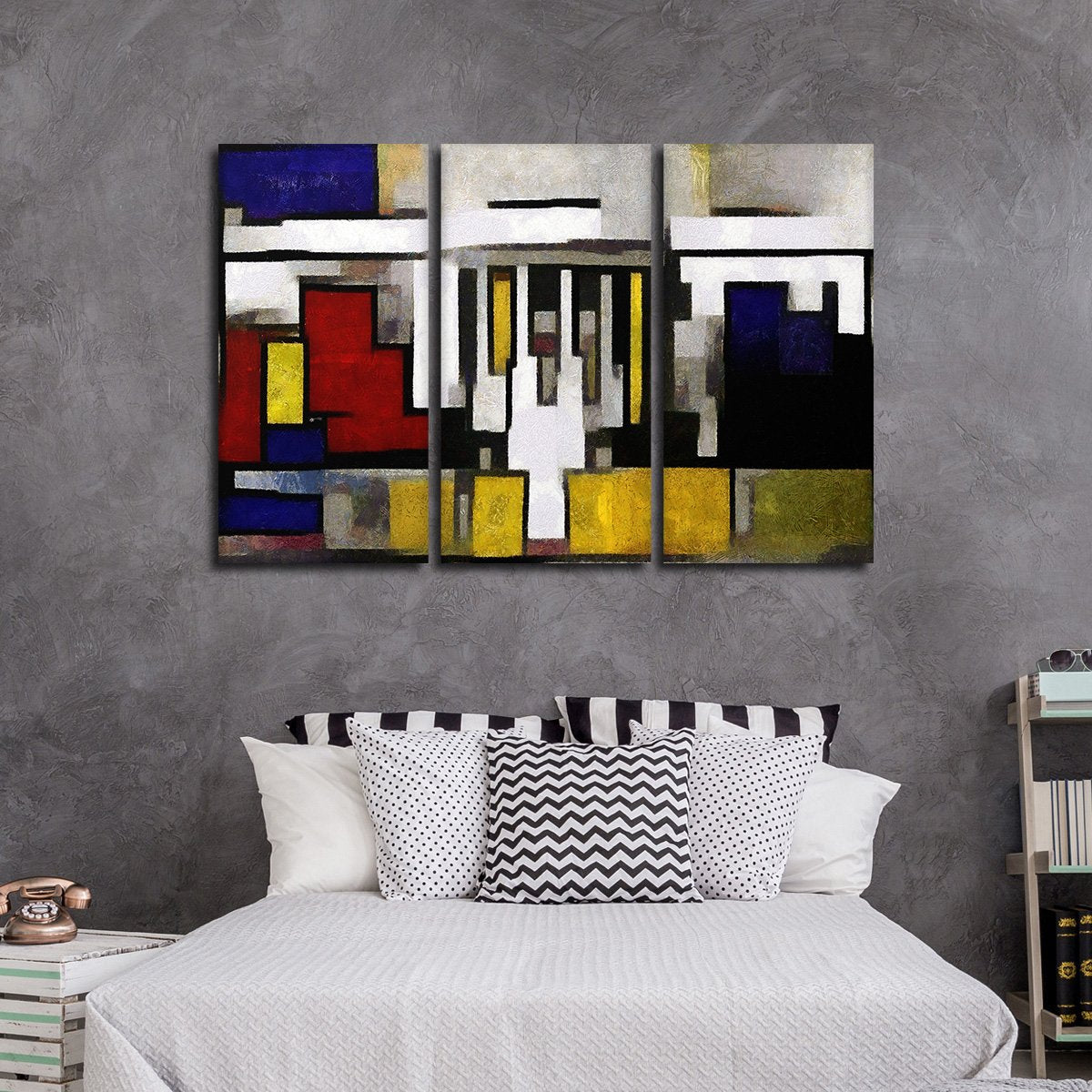 Minimalist White House Multi Panel Canvas Wall Art